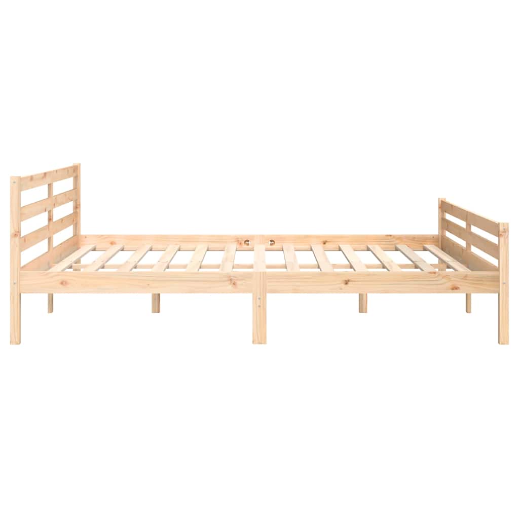 Massivholzbett ohne Matratze 200x200 cm