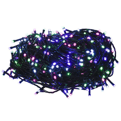 LED-Lichterkette mit 1000 LEDs Pastell Mehrfarbig 100 m PVC