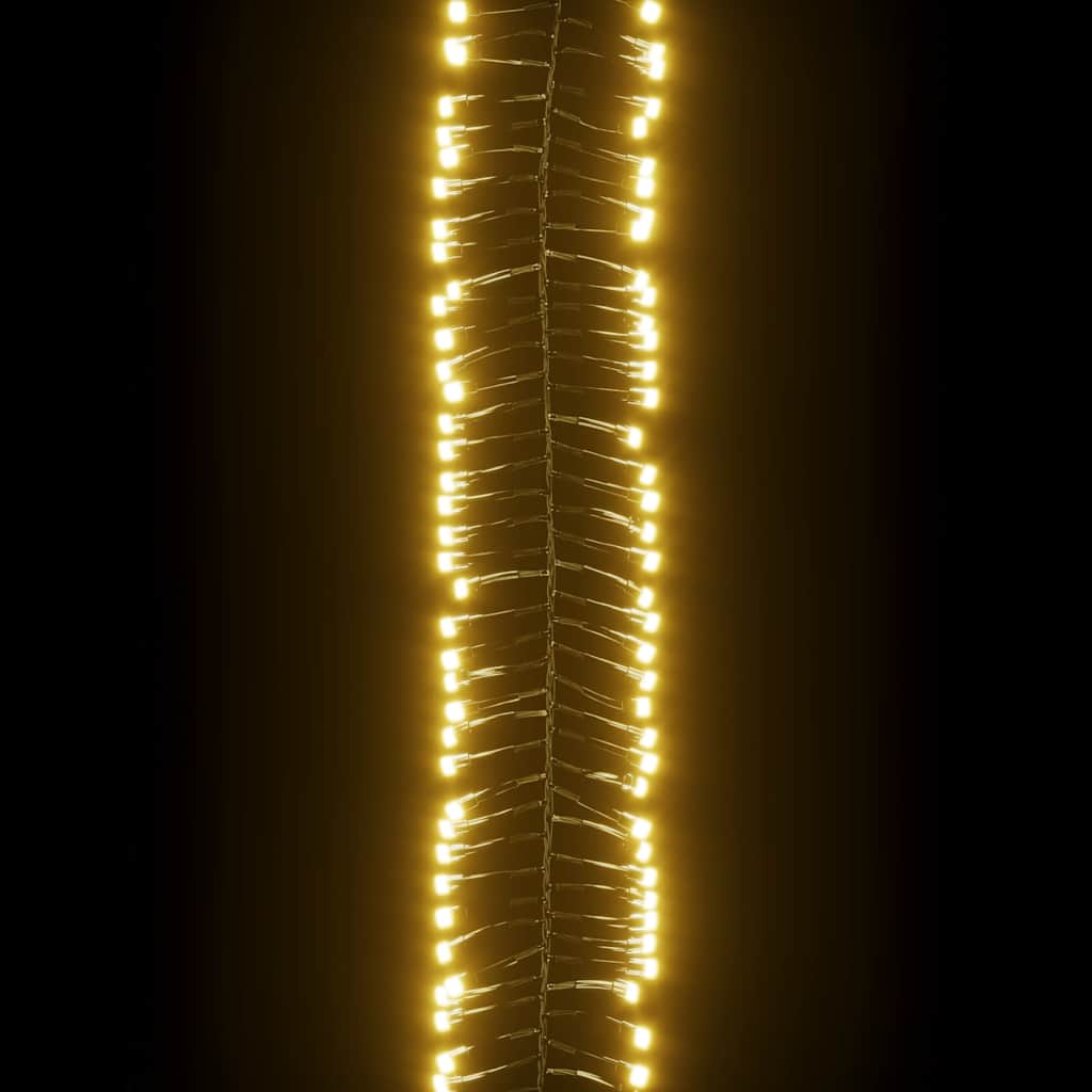 LED-Lichterkette mit 1000 LEDs Warmweiß 11 m PVC