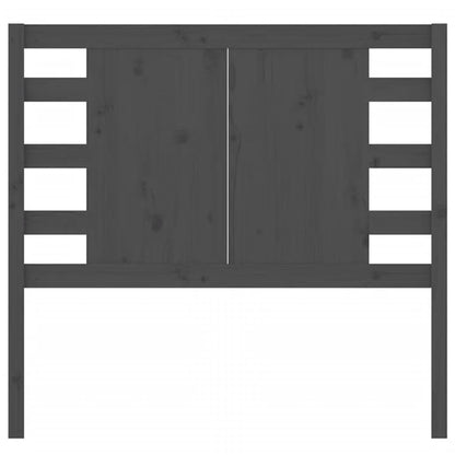 Kopfteil Grau 96x4x100 cm Massivholz Kiefer