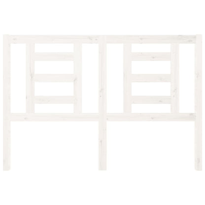 Kopfteil Weiß 126x4x100 cm Massivholz Kiefer