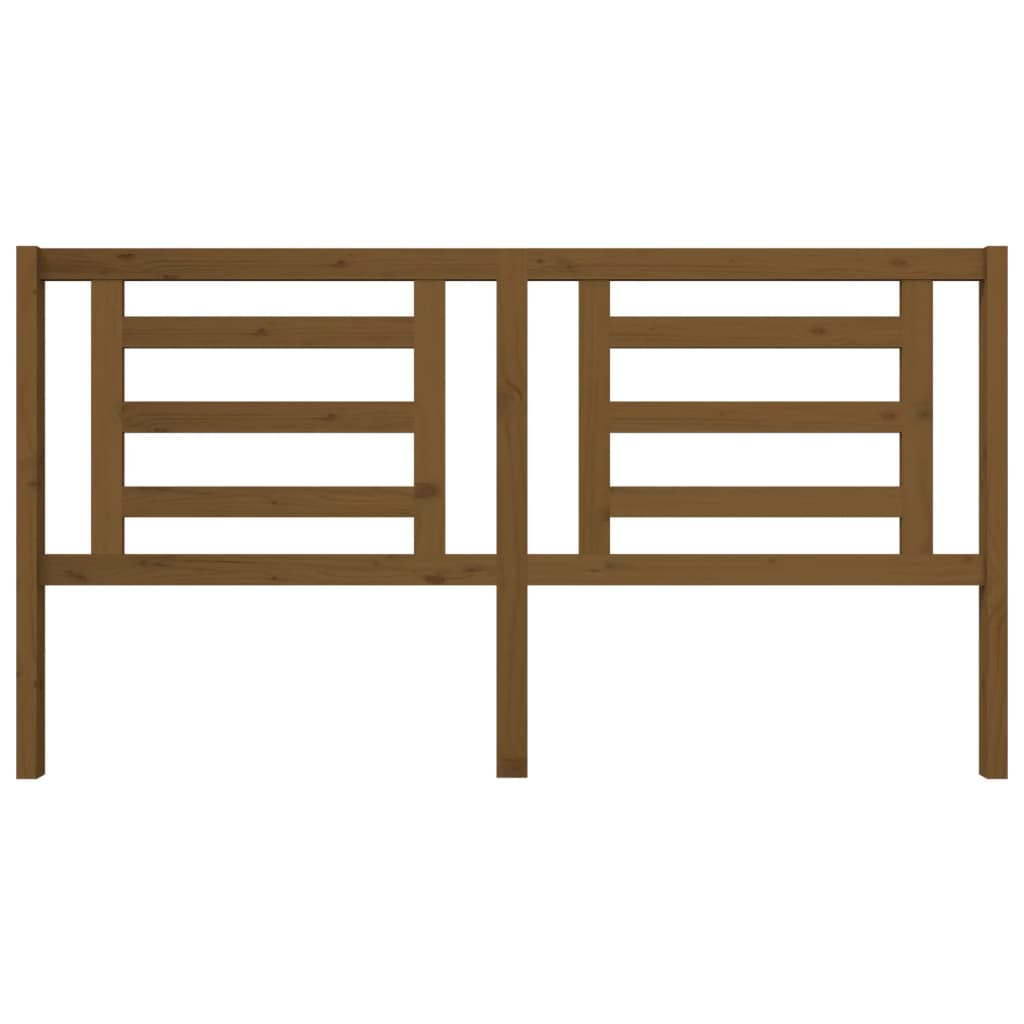 Kopfteil Honigbraun 186x4x100 cm Massivholz Kiefer