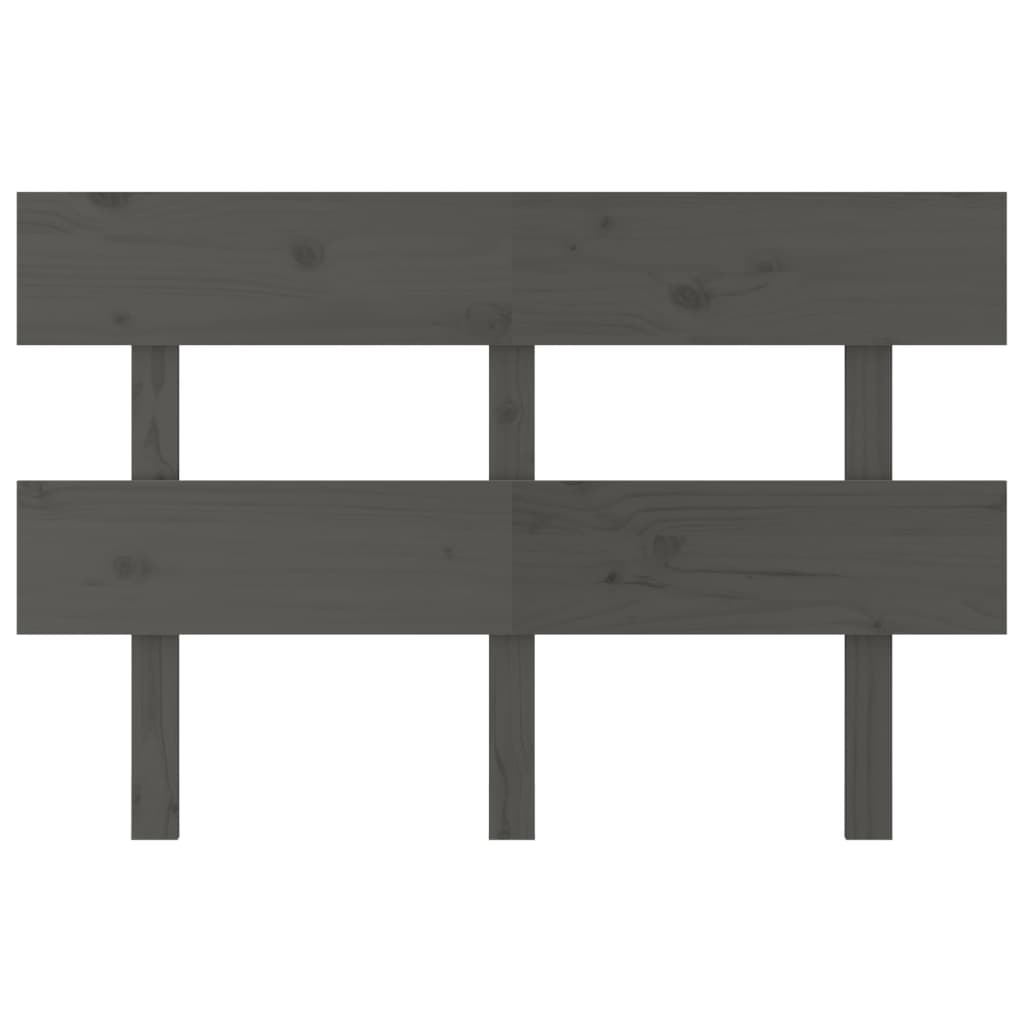 Kopfteil Grau 144x3x81 cm Massivholz Kiefer