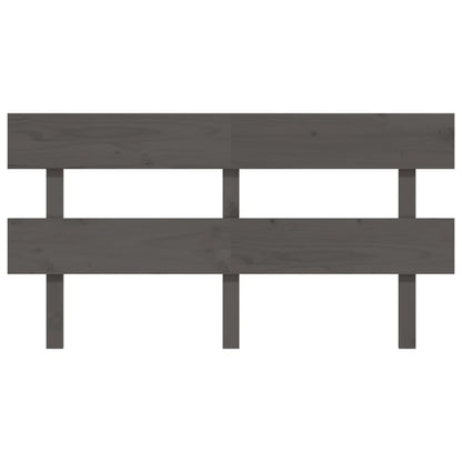 Kopfteil Grau 154x3x81 cm Massivholz Kiefer