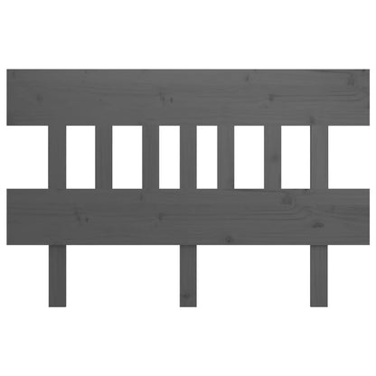 Kopfteil Grau 138,5x3x81 cm Massivholz Kiefer