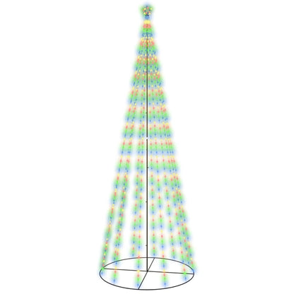 LED-Weihnachtsbaum Kegelform Mehrfarbig 732 LEDs 160x500 cm