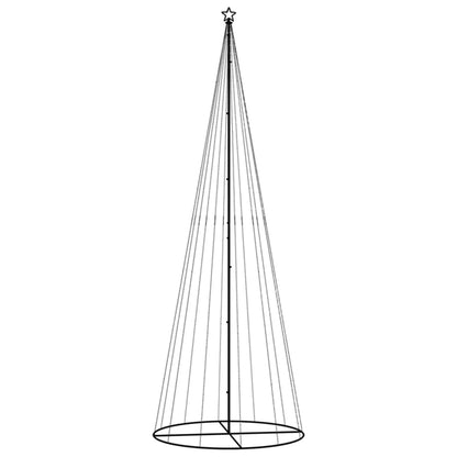 LED-Weihnachtsbaum Kegelform Mehrfarbig 732 LEDs 160x500 cm
