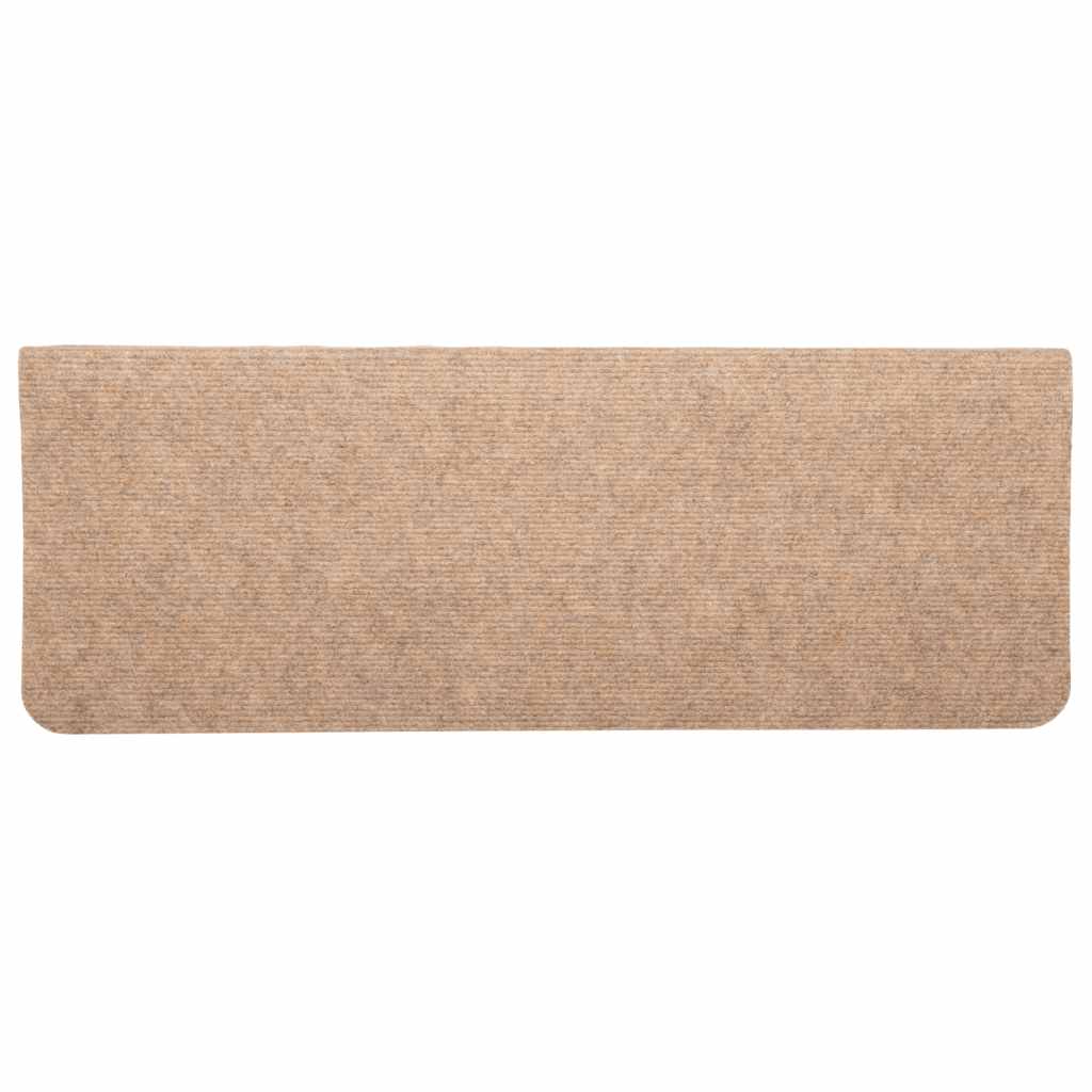 Stufenmatten Selbstklebend 15 Stk. 65x24,5x3,5 cm Beige