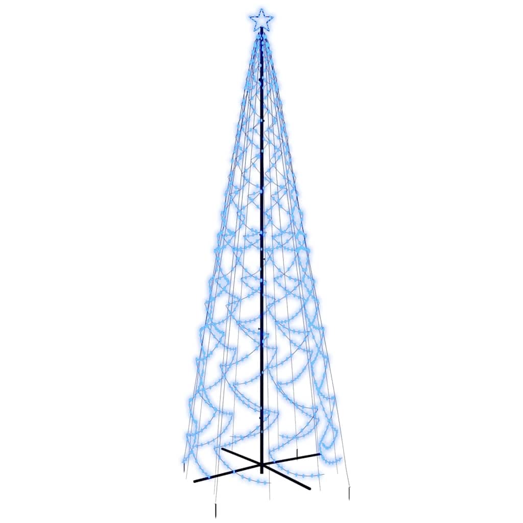 LED-Weihnachtsbaum Kegelform Blau 1400 LEDs 160x500 cm