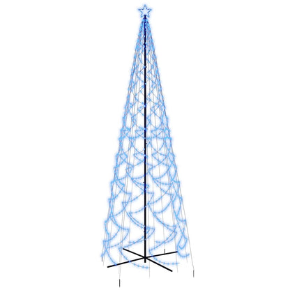 LED-Weihnachtsbaum Kegelform Blau 1400 LEDs 160x500 cm