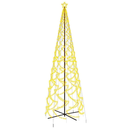 LED-Weihnachtsbaum Kegelform Warmweiß 1400 LEDs 160x500 cm