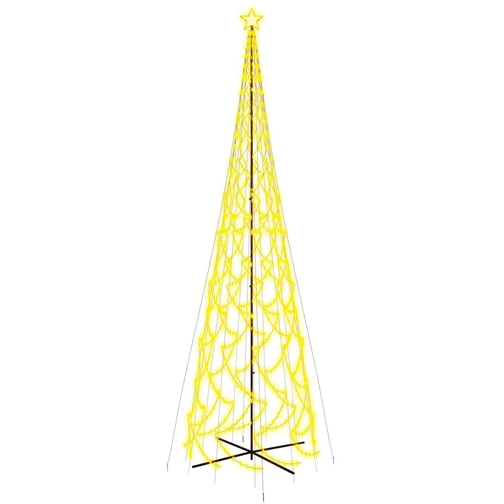 LED-Weihnachtsbaum Kegelform Warmweiß 3000 LEDs 230x800 cm