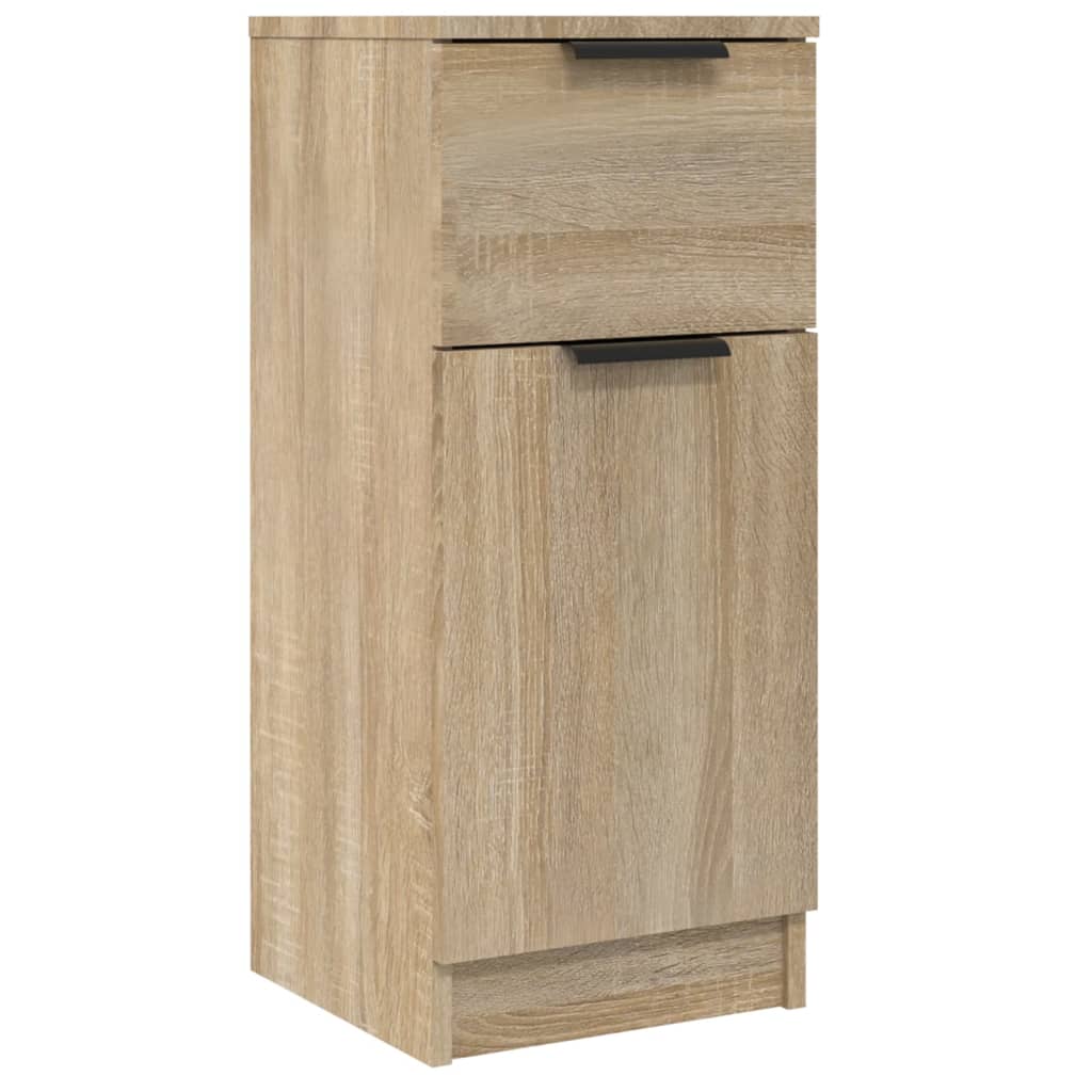 Sideboards 2 Stk. Sonoma-Eiche 30x30x70 cm Holzwerkstoff