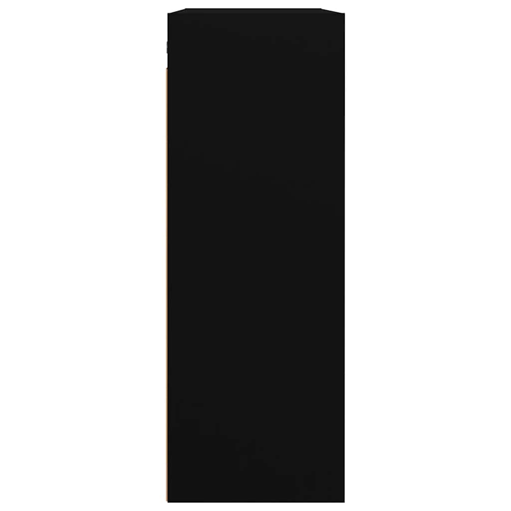 Hängeschrank Schwarz 69,5x32,5x90 cm