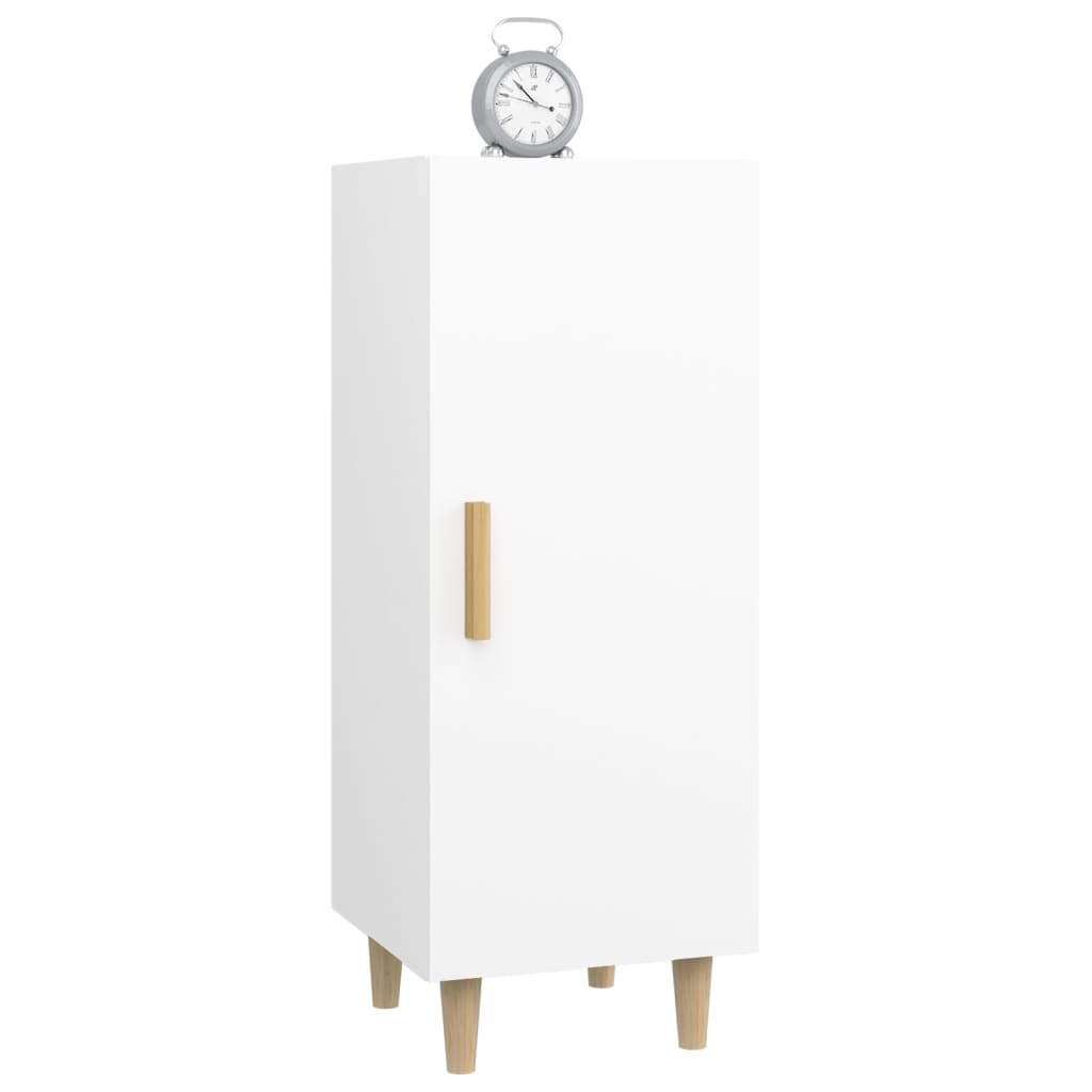 Sideboard Weiß 34,5x34x90 cm Holzwerkstoff