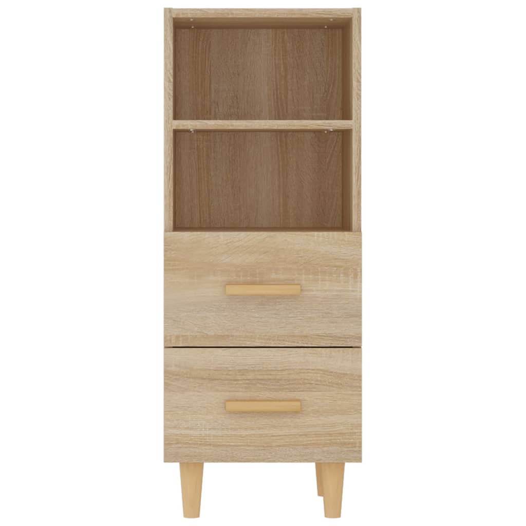 Sideboard Sonoma-Eiche 34,5x34x90 cm Holzwerkstoff
