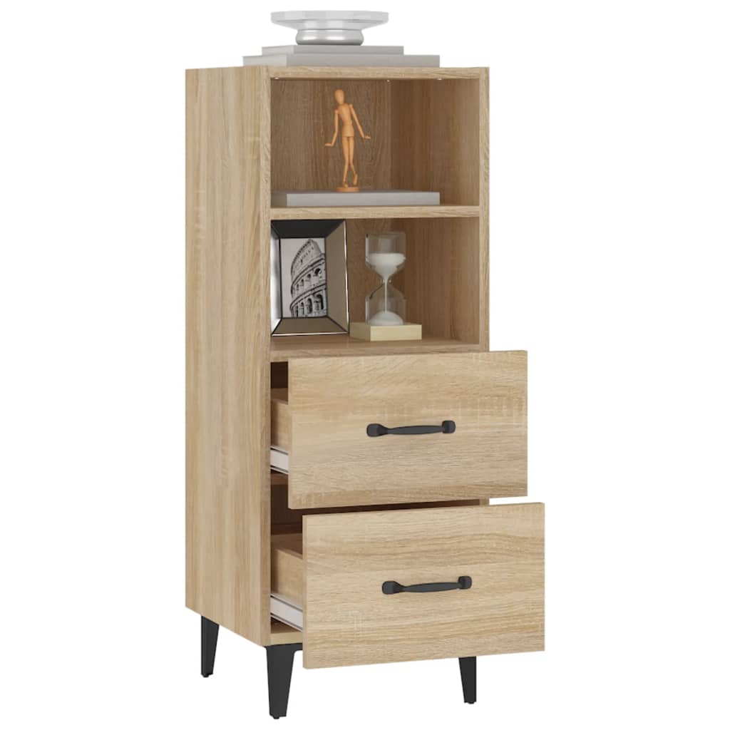 Sideboard Sonoma-Eiche 34,5x34x90 cm Holzwerkstoff