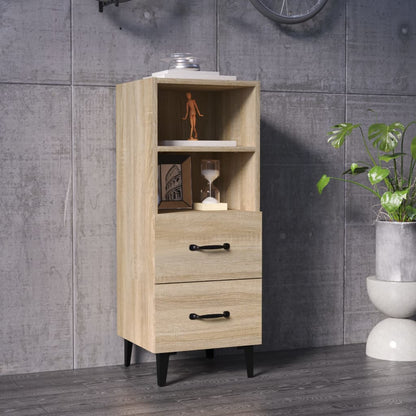 Sideboard Sonoma-Eiche 34,5x34x90 cm Holzwerkstoff
