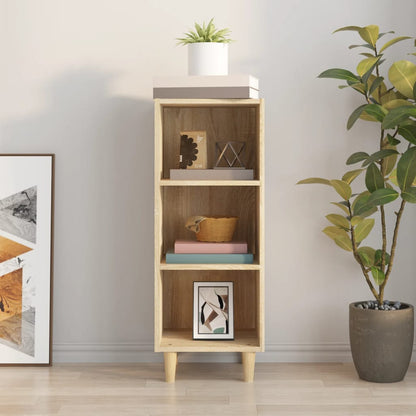 Sideboard Sonoma-Eiche 34,5x32,5x90 cm Holzwerkstoff