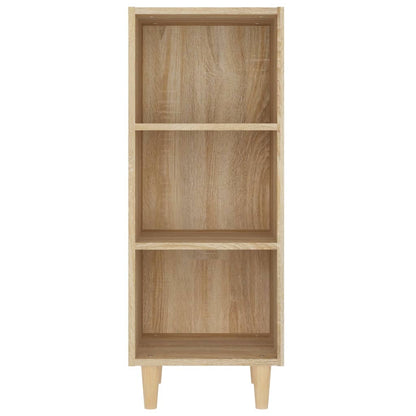 Sideboard Sonoma-Eiche 34,5x32,5x90 cm Holzwerkstoff