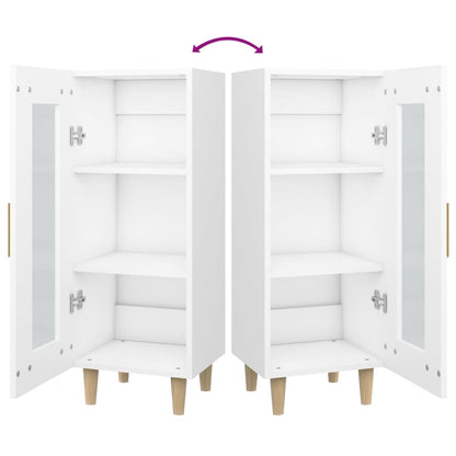 Sideboard Weiß 34,5x34x90 cm Holzwerkstoff