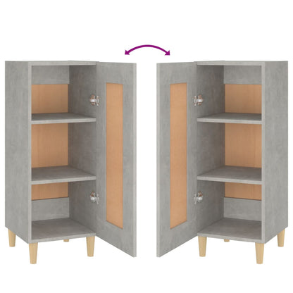 Sideboard Betongrau 34,5x34x90 cm Holzwerkstoff