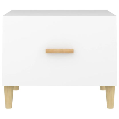 Couchtische 2 Stk. Weiß 50x50x40 cm Holzwerkstoff