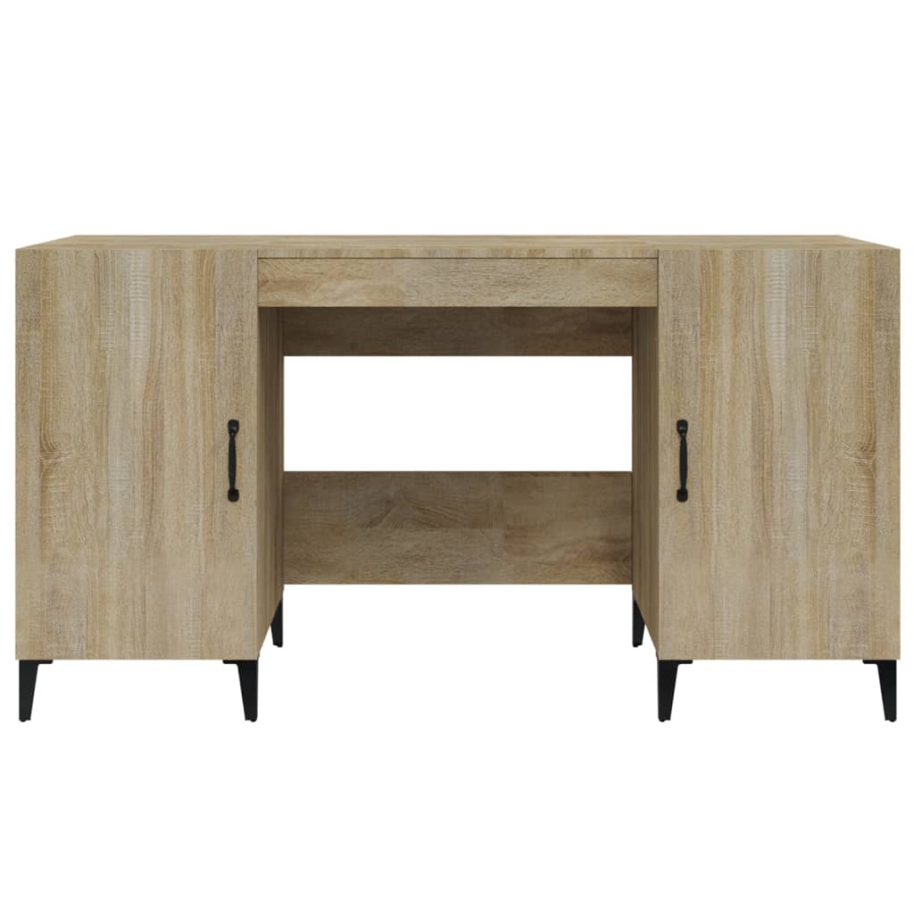 Schreibtisch Sonoma-Eiche 140x50x75 cm Holzwerkstoff
