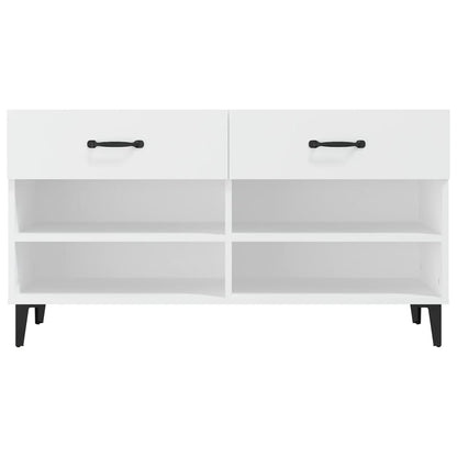 Schuhschrank Weiß 102x35x55 cm Holzwerkstoff