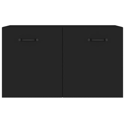 Wandschrank Schwarz 60x36,5x35 cm Holzwerkstoff