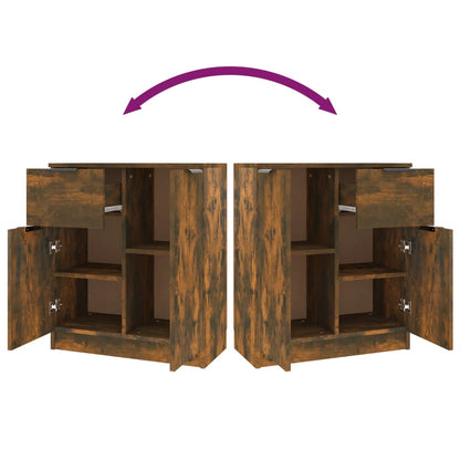 Sideboard Räuchereiche 60x30x70 cm Holzwerkstoff