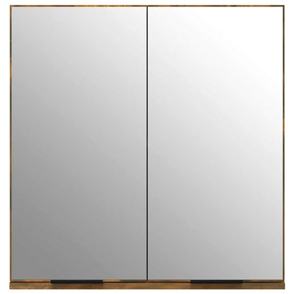 Bad-Spiegelschrank Räuchereiche 64x20x67 cm