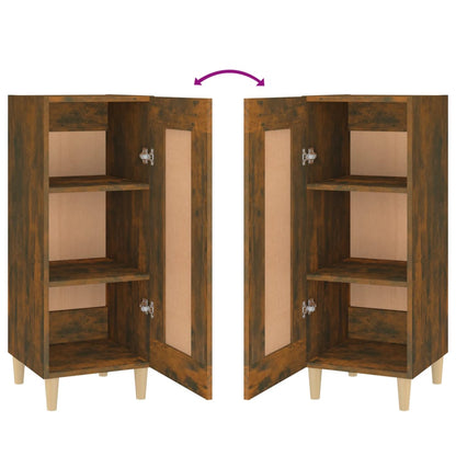 Sideboard Räuchereiche 34,5x34x90 cm Holzwerkstoff