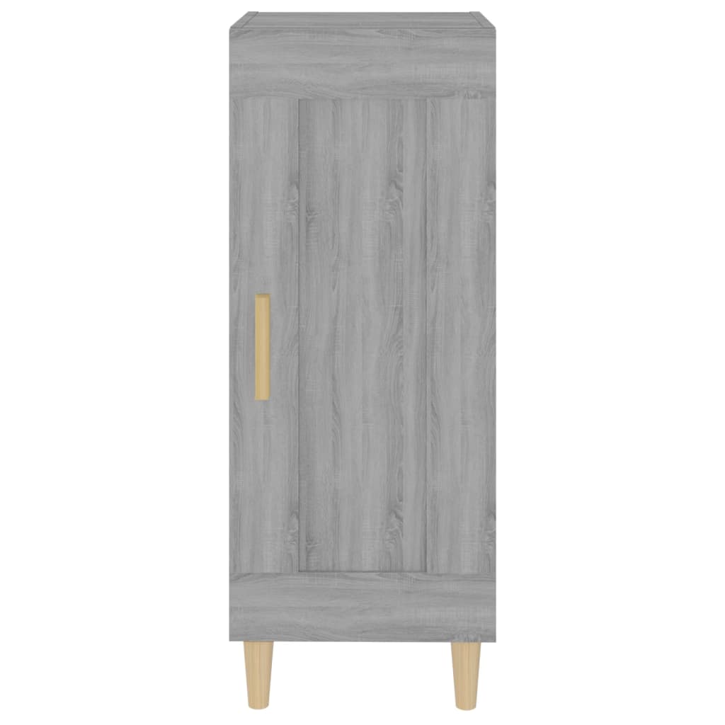 Sideboard Grau Sonoma 34,5x34x90 cm Holzwerkstoff