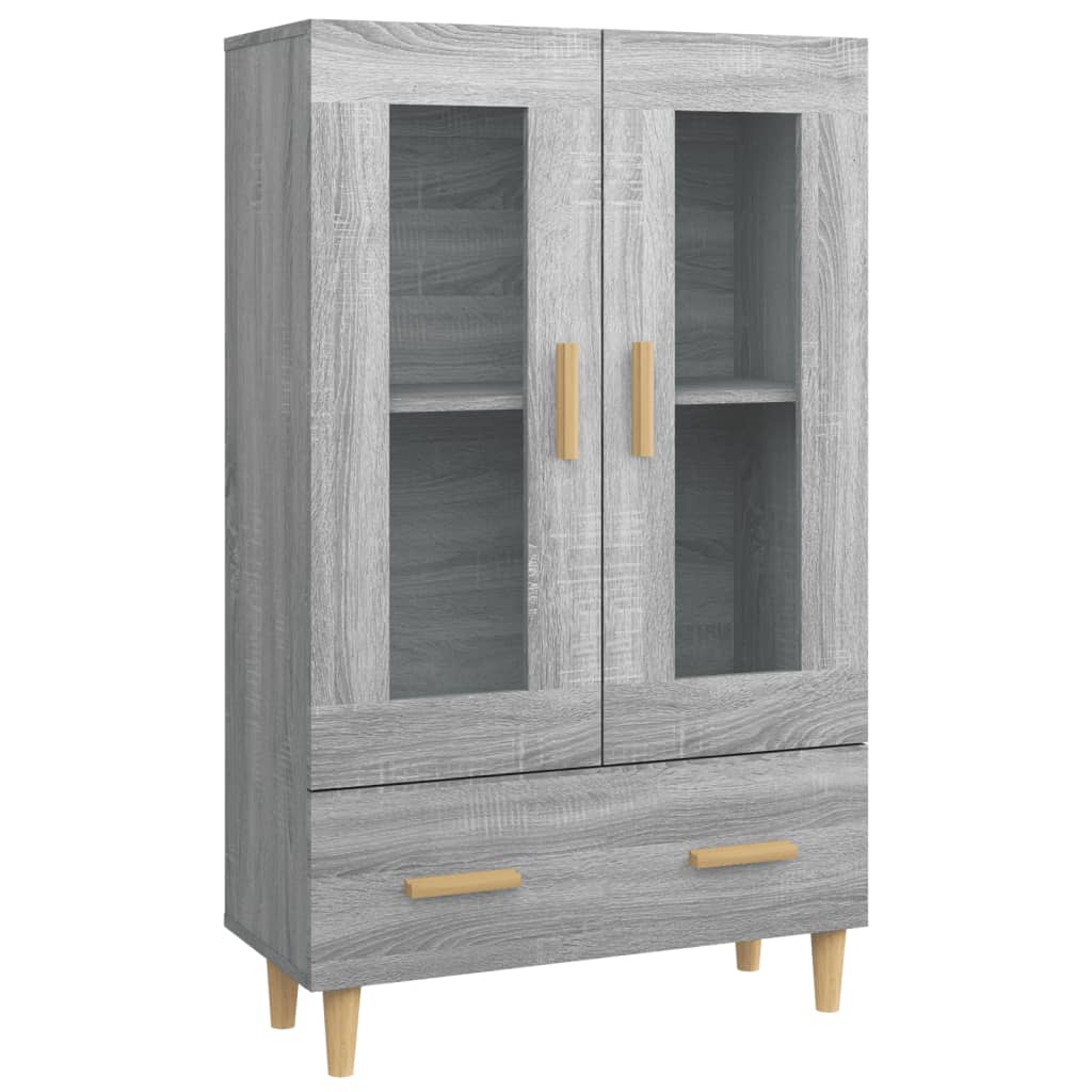 Highboard Grau Sonoma 70x31x115 cm Holzwerkstoff