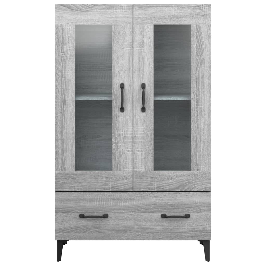 Highboard Grau Sonoma 70x31x115 cm Holzwerkstoff