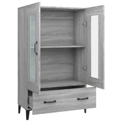 Highboard Grau Sonoma 70x31x115 cm Holzwerkstoff