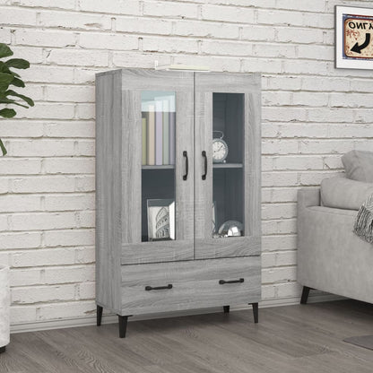 Highboard Grau Sonoma 70x31x115 cm Holzwerkstoff