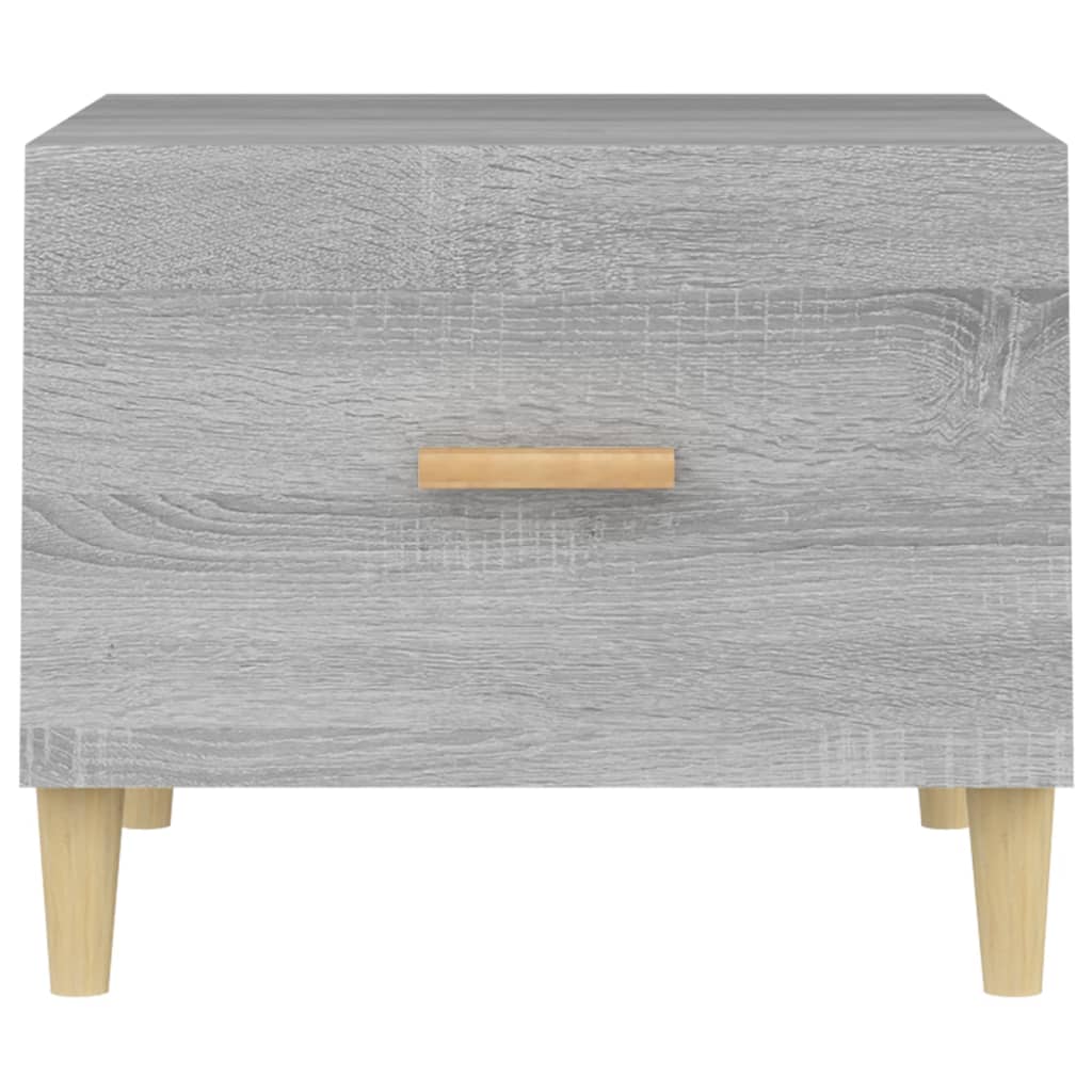 Couchtisch Grau Sonoma 50x50x40 cm Holzwerkstoff