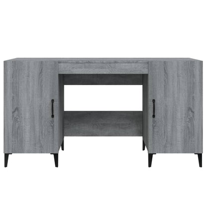 Schreibtisch Grau Sonoma 140x50x75 cm Holzwerkstoff