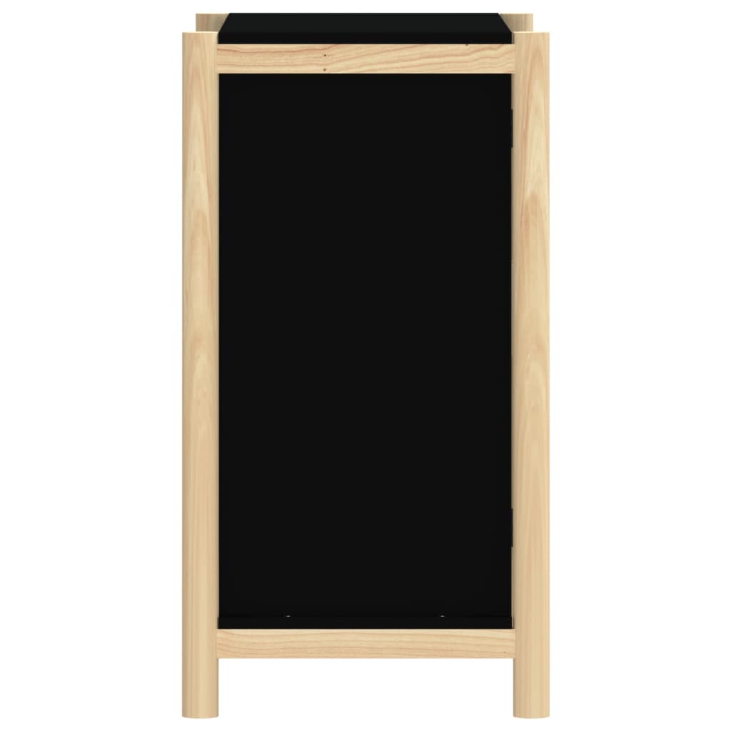 Sideboard Schwarz 62x38x70 cm Holzwerkstoff