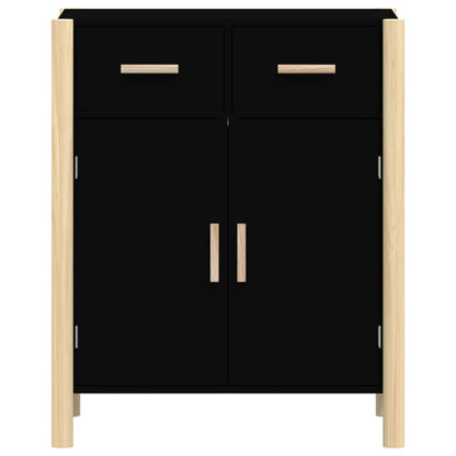 Sideboard Schwarz 62x38x75 cm Holzwerkstoff