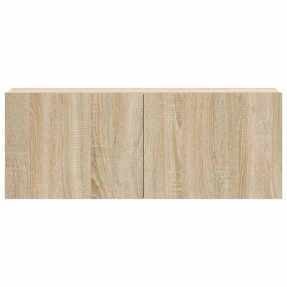 3-tlg. TV-Schrank-Set Sonoma-Eiche Holzwerkstoff