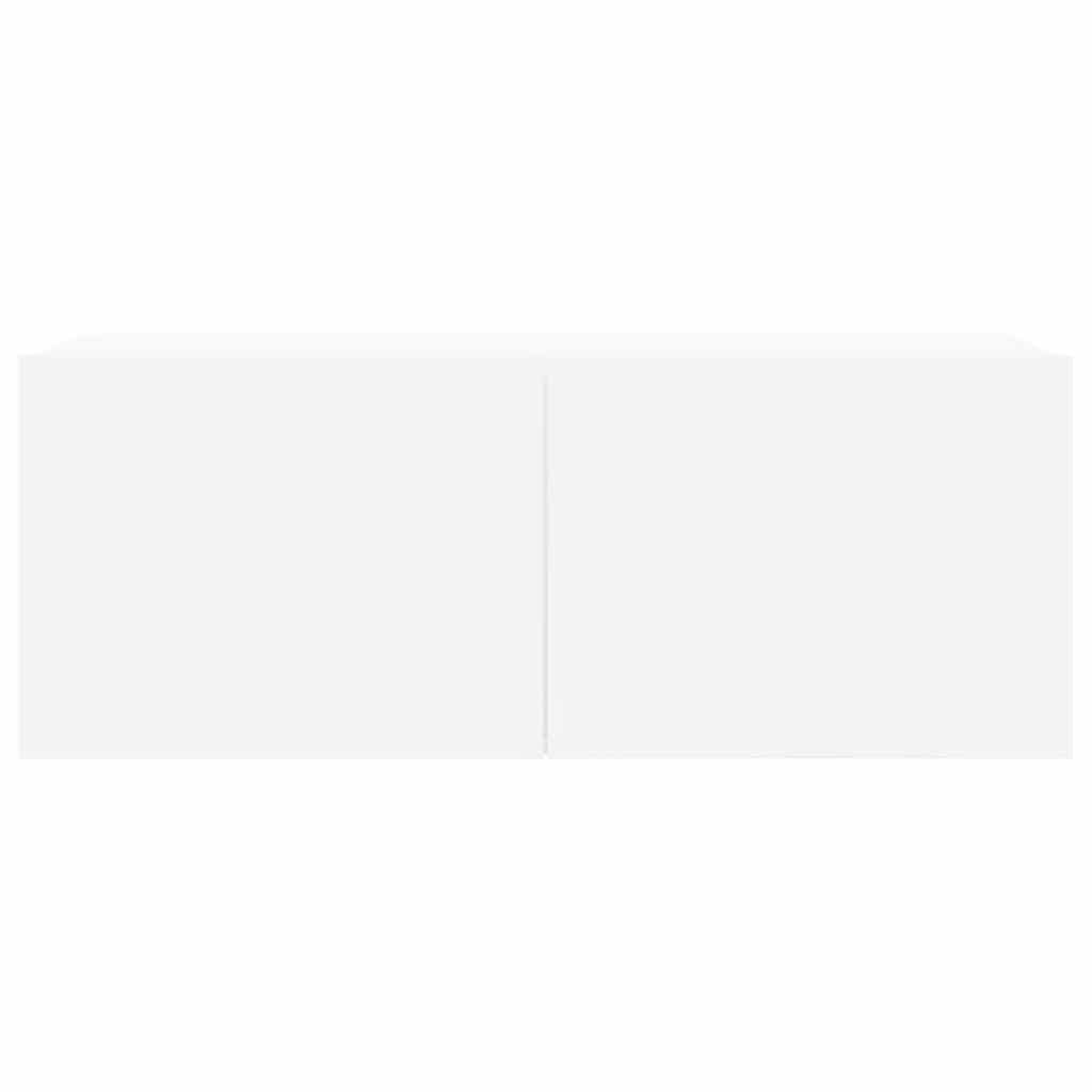 4-tlg. TV-Schrank-Set Weiß Holzwerkstoff