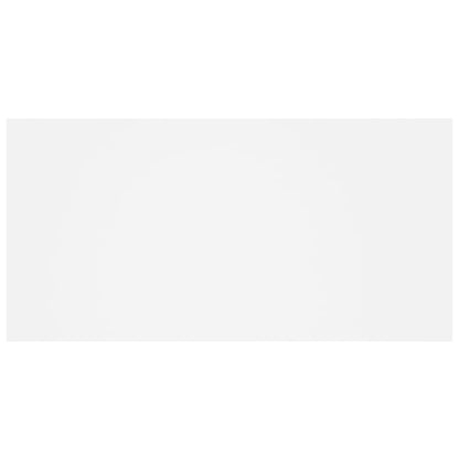 Kopfteil mit Nachttischen Weiß Holzwerkstoff