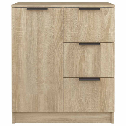Sideboards 2 Stk. Sonoma-Eiche 60x30x70 cm Holzwerkstoff