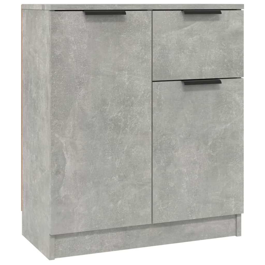 Sideboards 2 Stk. Betongrau 60x30x70 cm Holzwerkstoff