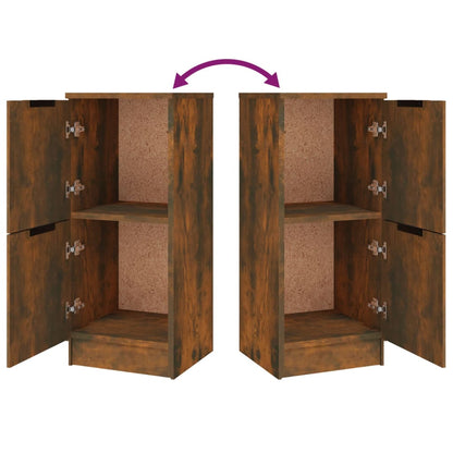 Sideboards 3 Stk. Räuchereiche Holzwerkstoff