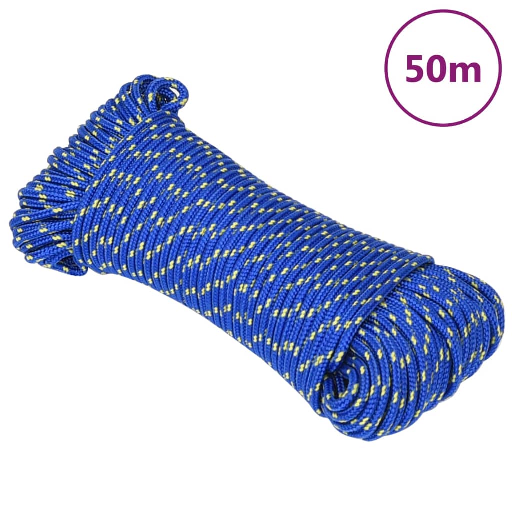 Bootsseil Blau 3 mm 50 m Polypropylen