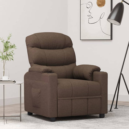 Relaxsessel Braun Stoff
